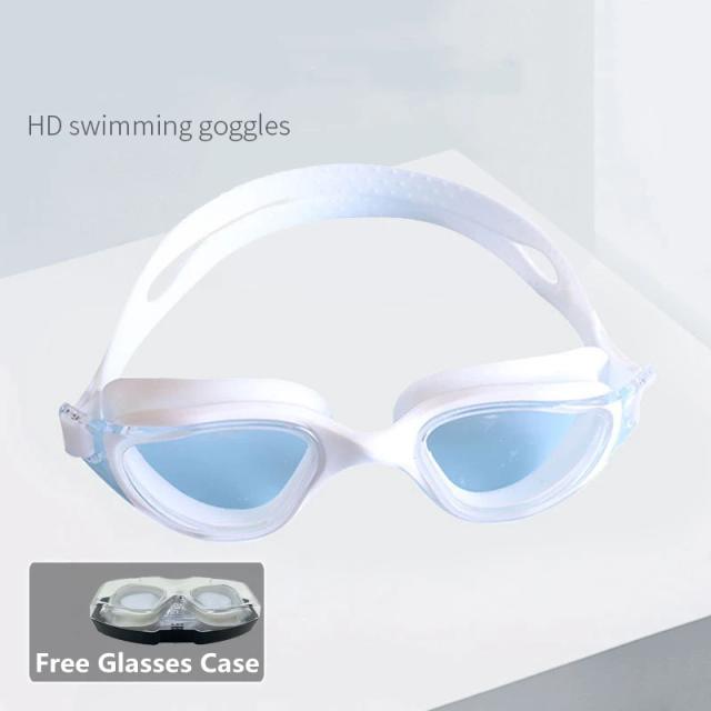 Óculos de Natação Profissionais Impermeáveis com Anti-Fog e Proteção UV para Adultos - Ajustáveis e Ideais para Piscina
