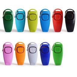 1pc treinamento do cão apito animal de estimação clicker cartão de resposta instrutor do cão de estimação guia assistivo com anel chave guia de ajuda do cão 2 em 1 suprimentos para animais de estimação - Image 2