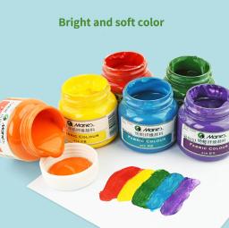 A pintura permanente da tela ajustou pinturas acrílicas da matéria têxtil 50ml/garrafa para a madeira da lona da roupa impermeável - Image 2