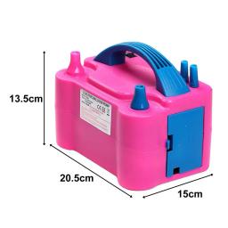 1 Set Inflator Bomba Portátil Lidar Com Furos Duplos Vários Bicos de Ar De Economia De Trabalho EUA Plug Balão Elétrico Máquina Home Supply - Image 6