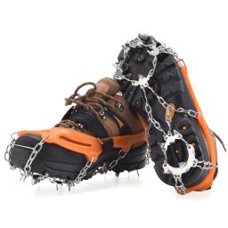 Grampos Anti-Slip Bundled para Gelo e Neve, 19 Dentes, Grips Chain, Spike, Aço Inoxidável, Unisex, Walking, Caminhadas Acessórios - Image 2