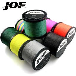 Linha de pesca forte da fibra do multifilament do japão da linha de pesca 1000m 500m 4 fios 0.10mm-0.70mm 10lb-120lb do fio trançado do pe de jof - Image 1
