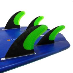 Carbon Fiber Surfboard Fins Set, Single Tab, Quad Fins, Desempenho Fin, Honeycomb, Fibra de Vidro, 2 pcs, G7, 2 pcs, GX - Image 2