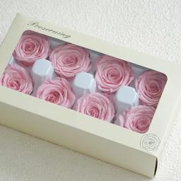 Natural Preservado Cabeça Flor Rosa Real, Urso De Pelúcia, Handmade, DIY, Arranjo De Flores Eternas, Presente Fresco, 4-5cm, 8Pcs por Caixa - Image 3