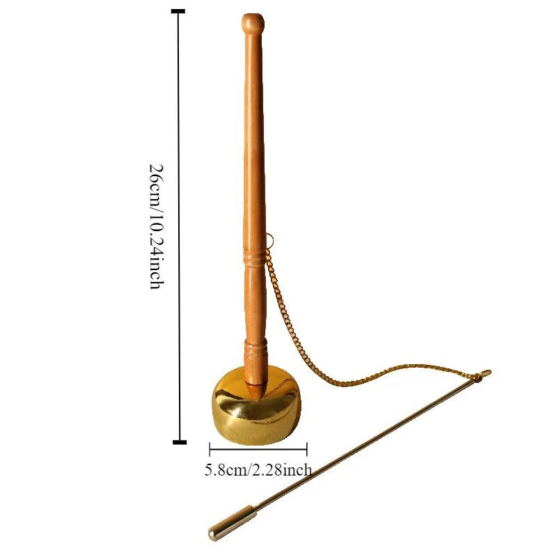 Sinos tibetanos para meditação infantil, montessori, latão orff, instrumentos musicais, artesanato diatônico, sinos de mão, torneiras mestras - Image 1