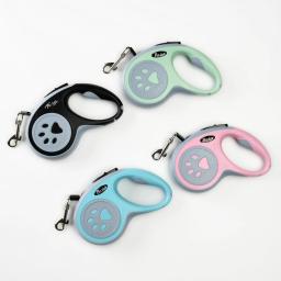 Retrátil automática Pet Leash, adequado para cães pequenos e médios, gatos, ao ar livre, caminhadas, cachorro, chihuahua, pug suprimentos, 3m, 5m - Image 6