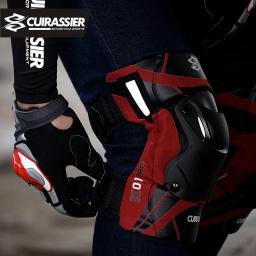 Joelheira protetora de motocicleta cuirassier, proteção para joelho, motocicleta, protetor de 4 estações, equipamento de proteção - Image 3