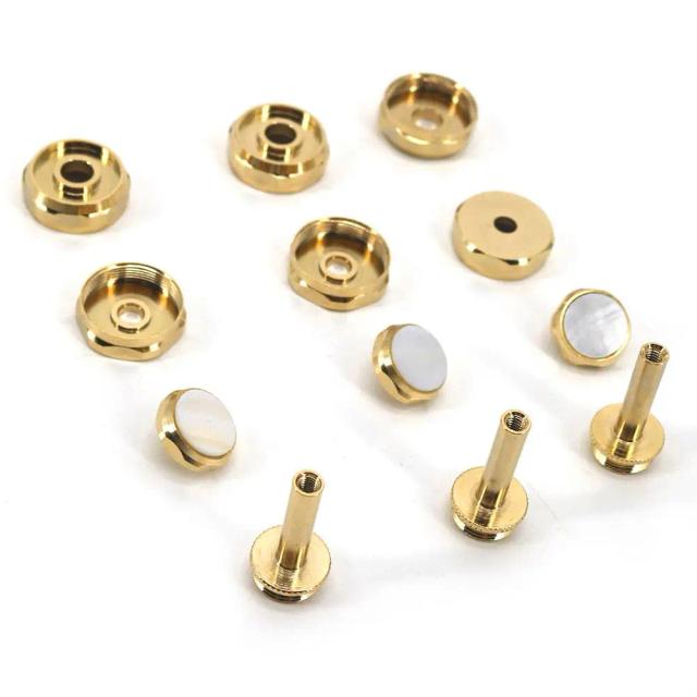 Conjunto de 12 Acessórios Musicais para Trompete Portátil com Fivela de Bronze e Pistão