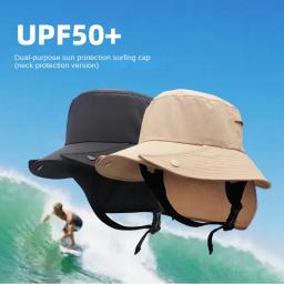 Chapéu de pescador destacável, protetor solar, boné de surfe, aba grande, safari aventura, pesca, secagem rápida, ciclismo, UPF50 Plus - Image 3