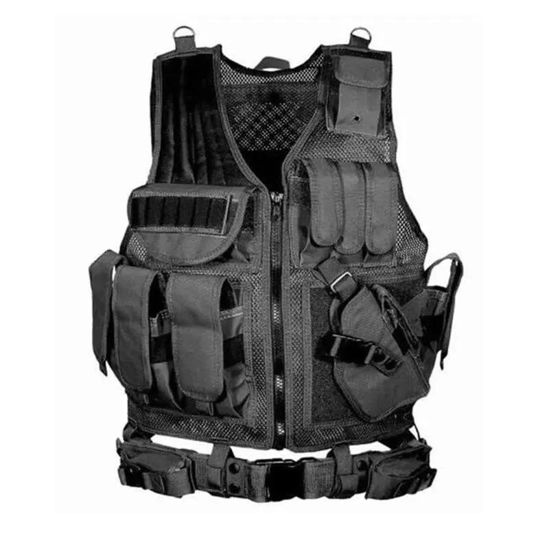 Ajustável Molle Tactical Vest, Armadura de Combate, Coletes para Segurança, Caça do Exército, Ao ar livre, CS Game, Jaqueta de Treinamento Airsoft - Image 1