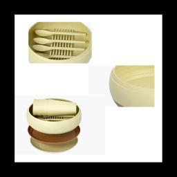 Conjunto De Pratos De Piquenique De Acampamento, Conjunto De Talheres Reutilizáveis De Plástico Portátil, Placa Essencial Ao Ar Livre E Copo, 17Pcs - Image 1
