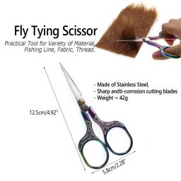 Wifreo 1 saco voar amarrando furabou artesanato pele de fibra longa para streamers & pesca de água salgada fina cauda sintética asa amarrando materiais - Image 5