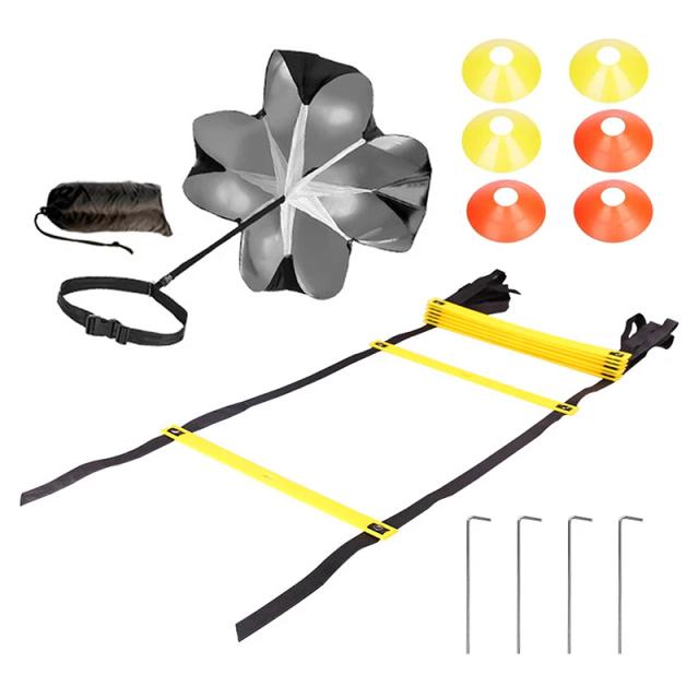 Treinamento de Agilidade e Velocidade: Equipamentos Essenciais para Futebol e Fitness com Cones, Escadas e Calhas