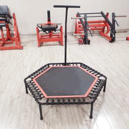 Inflável Mini Ginástica Trampolim Equipamento com Alça, Ginásio Interior e Exterior, Dobrável - Image 3