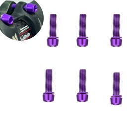 6 parafusos de aço inoxidável da haste da bicicleta dos pces m5, parafusos dos parafusos da haste da bicicleta, parafusos de aço inoxidável m5 * 18mm para a atualização da bicicleta - Image 6