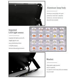 Full Spectrum LED Grow Light, Lâmpada Phyto para Estufa, Iluminação hidropônica de crescimento vegetal com plugue EU, AC 220V, 50W, 100W, 200W, 300W - Image 5