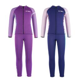 Conjunto de roupa grossa de neoprene infantil, 2 peças, fatos de banho térmicos, surf, roupa de mergulho completa, fatos molhados, crianças, juventude, mergulho, 2,5mm - Image 5