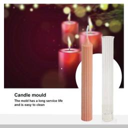 Molde de vela perfumada DIY, cilindro longo, artesanato artesanal, poste longo 3D, moldes de vela PC para decoração doméstica - Image 3