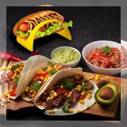 Taco Holder Stands para Tortilhas e Burritos, Shell Holder, Racks para Máquina de Lavar Louça Microondas, Fontes do partido, 12Pcs - Image 4