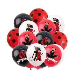 Decoração de festa temática joaninha, Anime Birthday Banner, Inserção de bolo, Balão de bandeira, Festa temática da menina - Image 5
