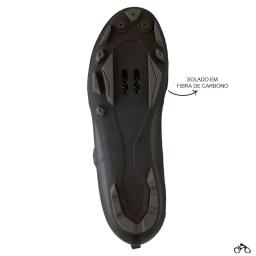 Sapatilha Mtb Ciclismo Fizik Terra X5 Carbon Preta + Pedal Zeray ZP-108S - Image 4