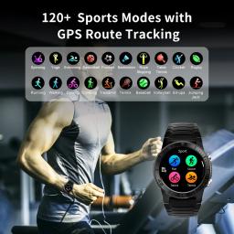 Vwar GPS Smart Watch para homens, pulseira de fitness para esportes ao ar livre, relógio de pressão arterial IP68 impermeável para Android e iOS, novo - Image 5