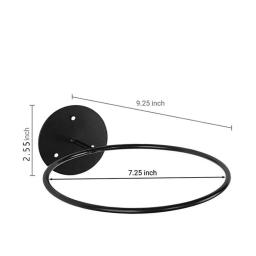 Suporte de basquete montado na parede, arte do ferro, exibição de bola multiúso, armazenamento de 1 prateleira, transfronteiriça - Image 5