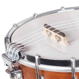 IRIN-Professional Bege Pescoço Rosewood Fingerboard Banjo com Alça Tuner, pano de limpeza e Saco, Escolhas Acessórios, 4 Cordas - Image 6