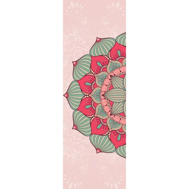 Toalha de Yoga Antiderrapante 185x61cm com Estampa - Tapete de Yoga Quente para Treinos de Pilates e Ginásio