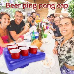 Pong de cerveja inflável para piscina, chapéu de festa, jogo flutuante, suprimentos de Natal e Halloween, brinquedos infantis - Image 4