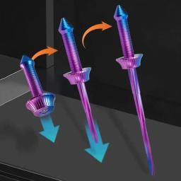 Espadas samurai japonesas impressas em 3d, tamanho real, katana catana, brinquedo de decoração, faca divertida por gravidade, espada falsa, decoração de sabre, presente de lembrança - Image 5