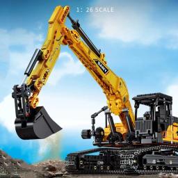 Sembo bloco 1022 pçs modelos de escavadeira blocos de construção moc cidade construção engenharia veículo tijolos brinquedos educativos meninos presente - Image 2