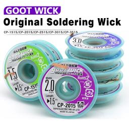 GOOT-Desoldering Wick com Fio De Cobre Trançado, Ferramentas BGA Solda Removedor De Pasta, Original, Alta Qualidade, CP2015, 1515, 3015, 3515, 2515 - Image 1