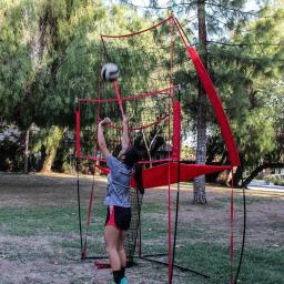 Prática de voleibol Net Station, ótimo para Bater e Servir, Team Drills, Solo Training Equipment, Ball Return Aids, 8x11ft - Image 2