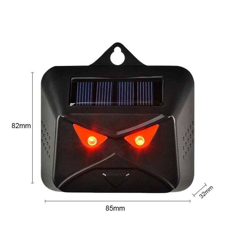 Solar Powered Ultrasonic Eletrônico Pássaro Repelente, IP58 Impermeável, Pigeon Deterrent, Forte LED Piscando, Pragas para Controle Quintal - Image 1