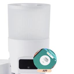 Alimentador automático do animal de estimação com temporizador para cão e gato, alimentador automático inteligente, máquina Slow Food, tigela de alimentação, 3L - Image 4