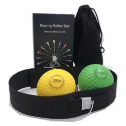Equipamento de bola de boxe para iniciantes, faixa de cabeça para reflexo, suprimentos de fitness interno, treinador portátil de boxe para pátio - Image 2