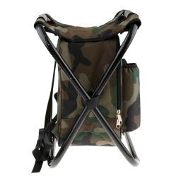 Cadeira dobrável portátil mochila, cadeira simples para acampar e pesca, várias cores, misto, 1 assento, equipamento ao ar livre - Image 5