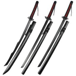 Bleach Anime Katana Espada, Kurosaki Ichigo, Lâmina de Madeira Preta, Zangetsu, Decorativo Cosplay Arma Adereços, Animação Popular, Alta Qualidade - Image 4