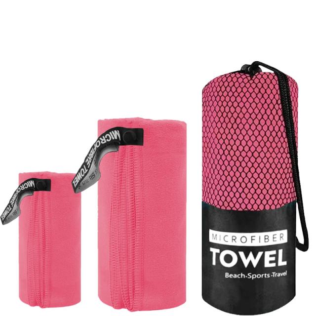 Toalhas de Secagem Rápida para Esportes e Atividades ao Ar Livre - Conjunto de 2 Peças com Alta Absorção Ideal para Acampamento, Fitness, Natação e Praia