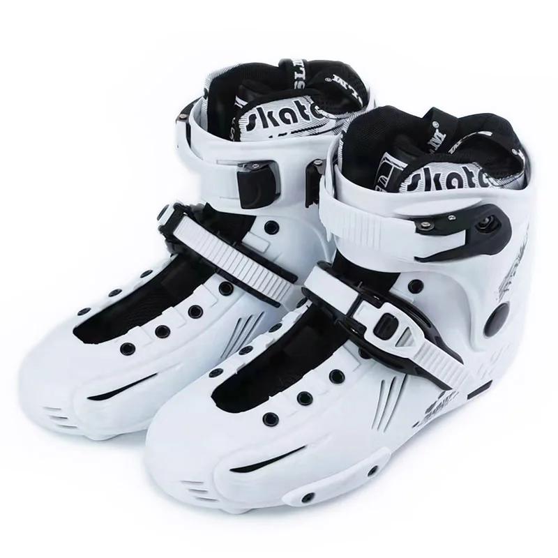 Original jk inline skate botas de tornozelo alto tamanho 35-46 profissional slalom adulto patins deslizando livre acelerar botas - Image 1