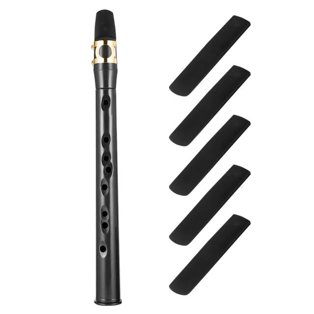 Mini Saxofone Portátil Bb com Alto Boquilha e 5 Palhetas - Ideal para Viagens e Iniciantes