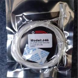 Clássica prata chapeado cordas de guitarra, Nylon Core, Hard Tensão, rico em Tom, primeira escolha dos amantes da música, ferida, EJ46 - Image 4