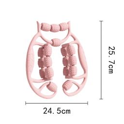 Rolo massageador redondo para cintura, músculos abdominais, anel de perna, clipe de fogão para limpar o meridiano, ferramentas portáteis de massagem de celulite - Image 6