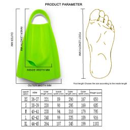 Barbatanas de silicone profissionais para treinamento de mergulho, sapatos de sapo, equipamento de mergulho, barbatanas curtas para adultos, sapatos de mergulho gratuitos - Image 6