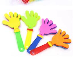 Brinquedos coloridos Hand Clapper para crianças, cor aleatória, Palm Clap, Cheering Birthday Gift, favores de festa, Clapping Props, moda, 3pcs - Image 4