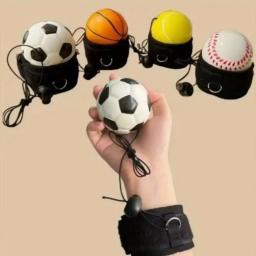 Return Hand Bouncing Ball para crianças, esporte elástico na corda, exercícios de jogos, bola de brinquedo ao ar livre para crianças - Image 3