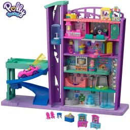Mini Polly Pocket Dolls para Meninas, Brinquedos De Casa De Brincar, Acessórios De Casa De Brincar, Shopping, Parque Infantil, Doce, Polly, Original - Image 1