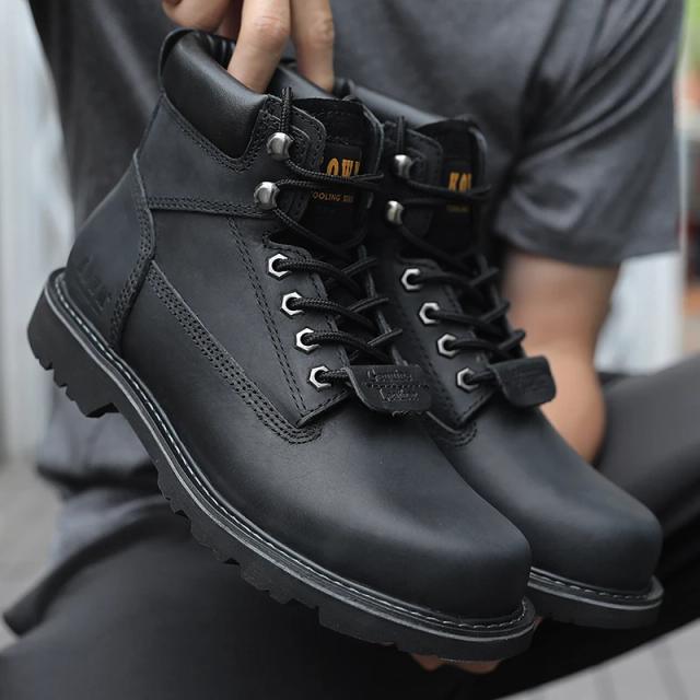 Sapatos de caminhada homens botas de caça à prova dwaterproof água tático deserto combate tornozelo botas trekking sapatos femininos trabalho couro caminhada tênis