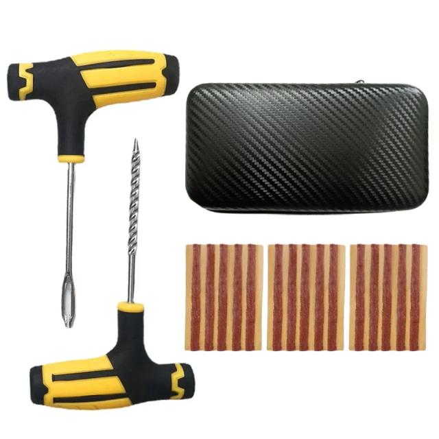 Kit Completo de Reparo de Pneus: Soluções para Carros, Bicicletas e Motocicletas com Ferramentas Especializadas